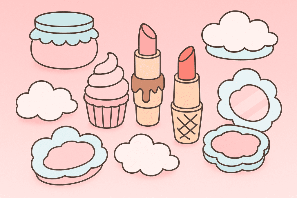 Kas daro makiažo pakuotę "mielą"?