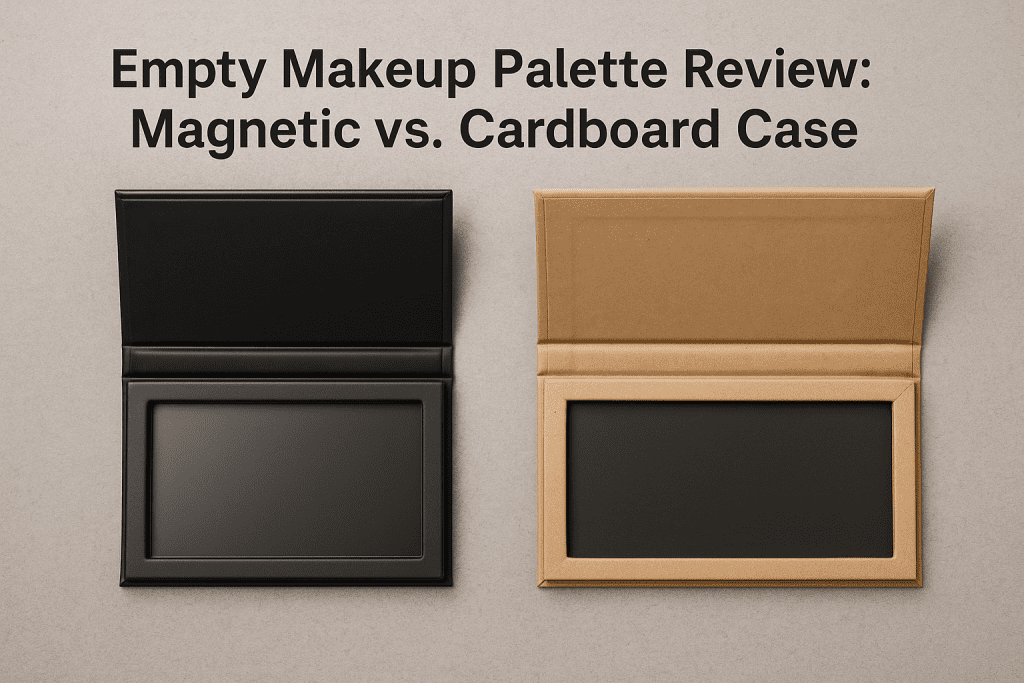 Empty Makeup Palette Review: Magnetic vs. Cardboard Case
