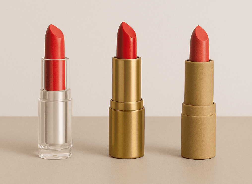 Plastic vs Metal vs Paper Lipstick Tubes