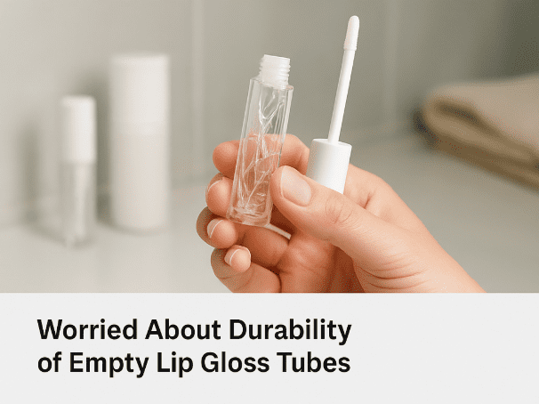 ¿Preocupado por la durabilidad de los tubos de brillo labial vacíos?