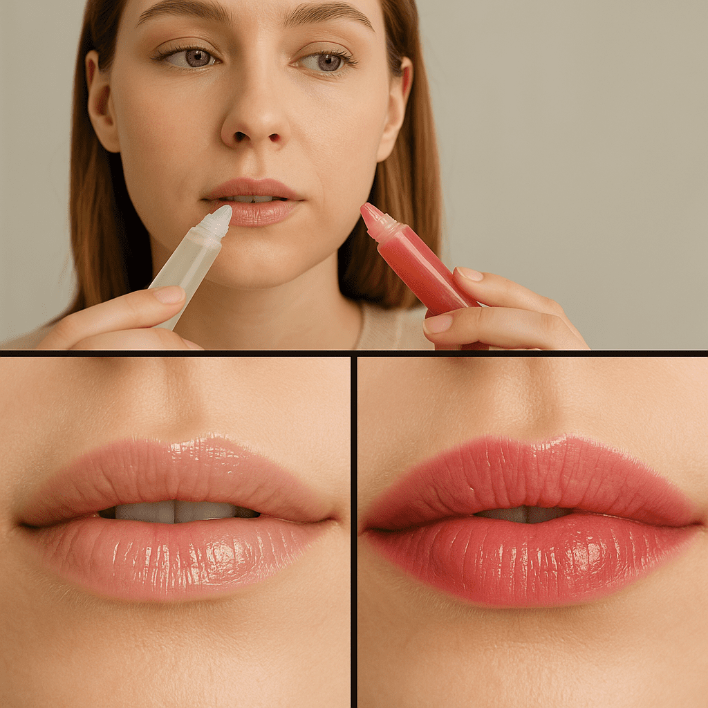 Flat vs. Angled Tips for Squeeze Lip Gloss