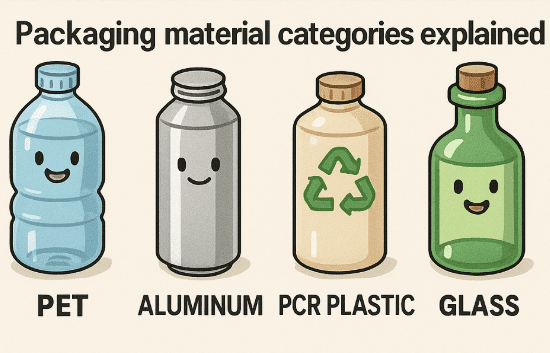 Categorias de materiais de embalagem explicadas