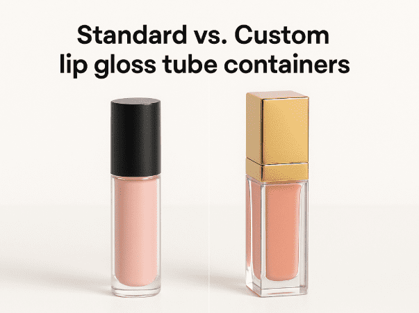 Standard vs. egyedi szájfény tubusos kiszerelések