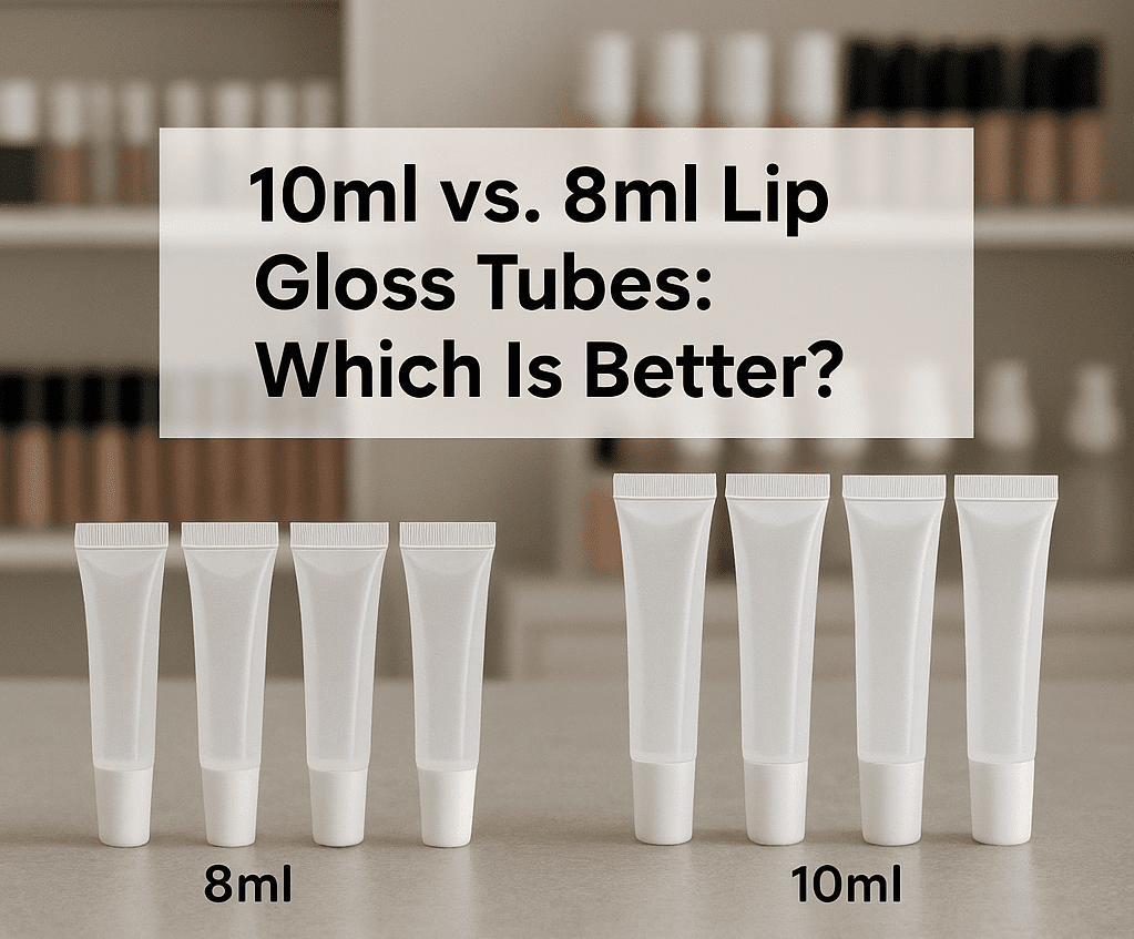 10ml vs. 8ml Lip Gloss Tubes