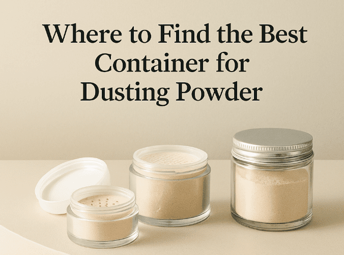 container for dusting powder