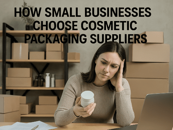 cosmetic packaging for small business
