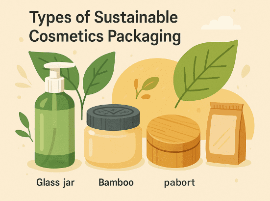 Arten nachhaltiger Kosmetikverpackungen