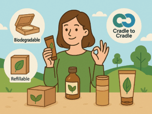 Imballaggi cosmetici ecologici