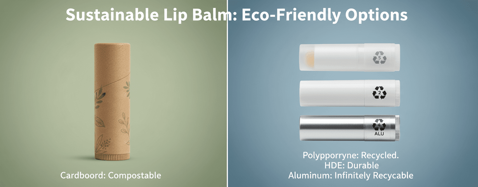 Γιατί τα υλικά για τα Tube Lip Balm γίνονται οικολογικά;