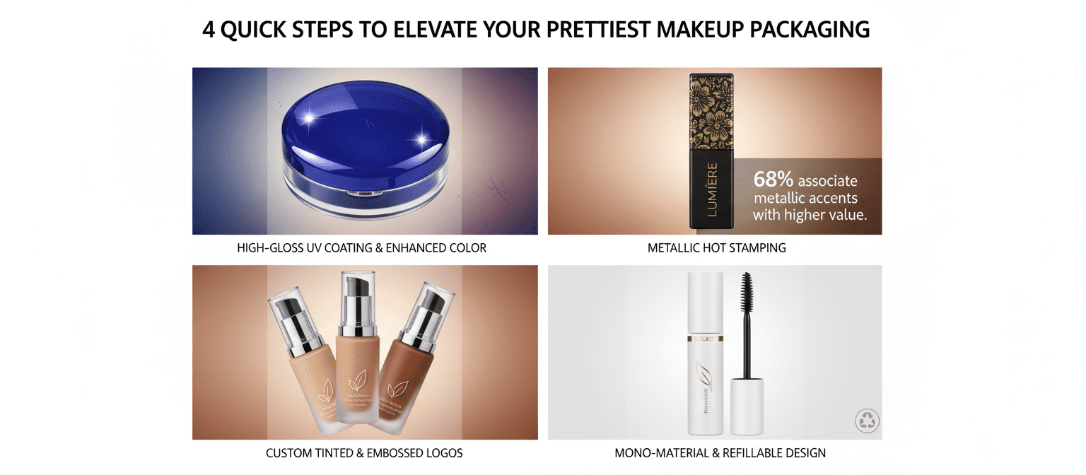 4 бързи стъпки за подобряване на най-красивата опаковка на вашия грим