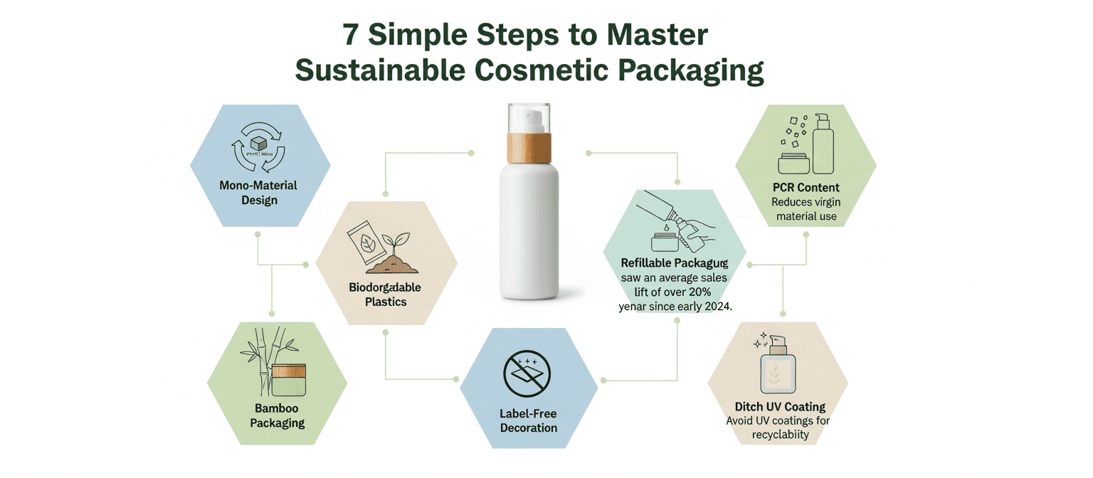 掌握可持续化妆品包装的7个简单步骤