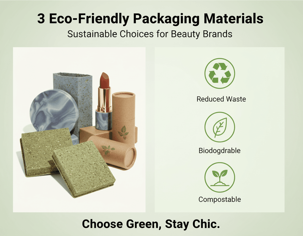 Giải thích về 3 loại vật liệu đóng gói mỹ phẩm thân thiện với môi trường