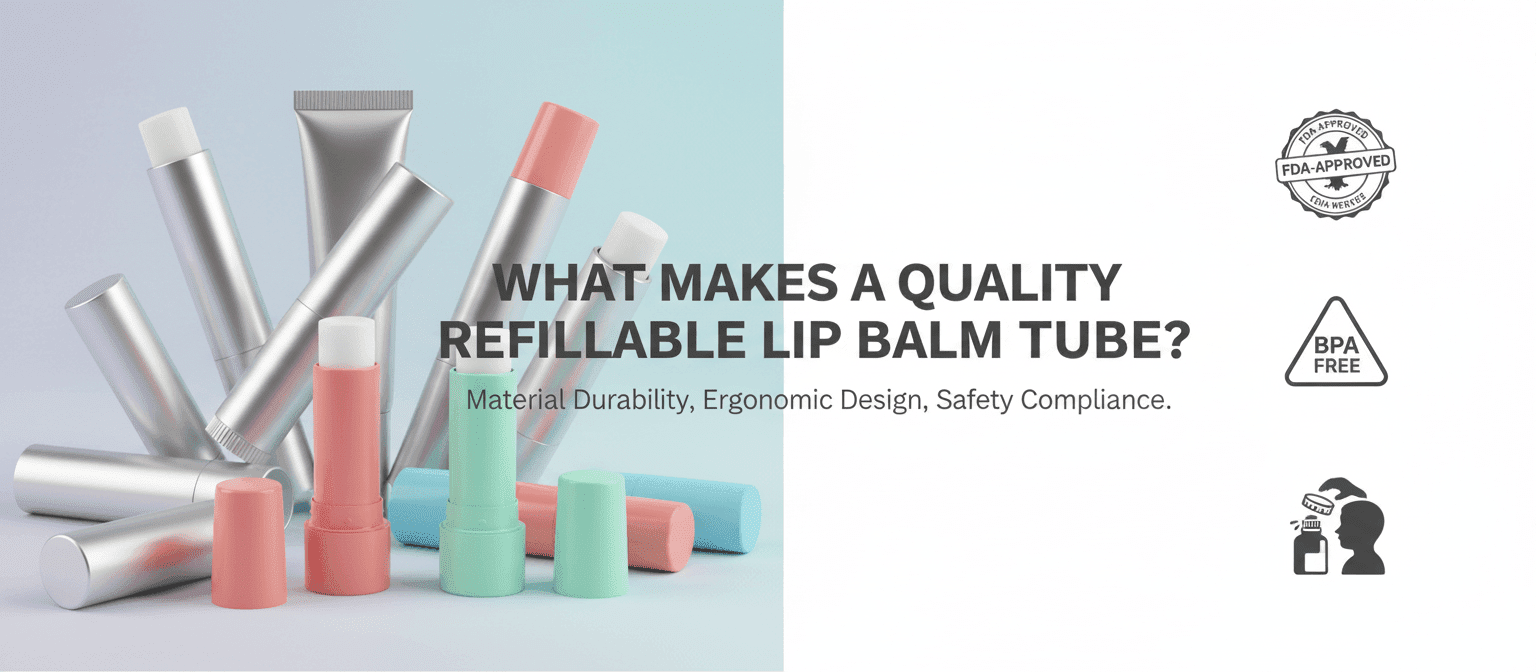 Hvad kendetegner en genopfyldelig læbepomadetube af høj kvalitet?