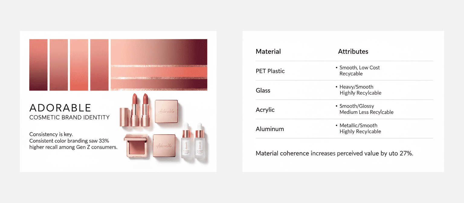 Adorable Cosmetic Brand Identity