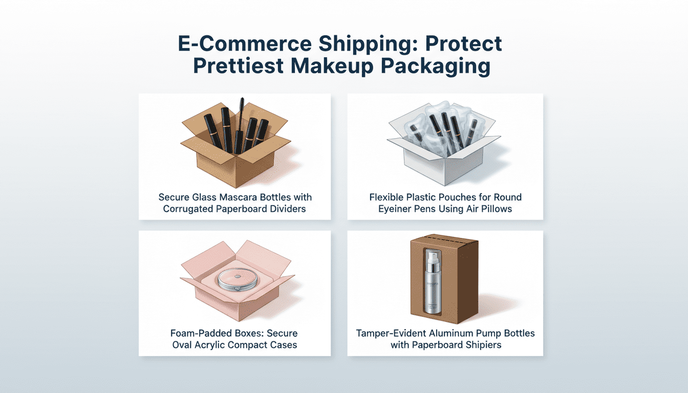 Доставка при електронна търговия: Защитете най-красивите опаковки за грим