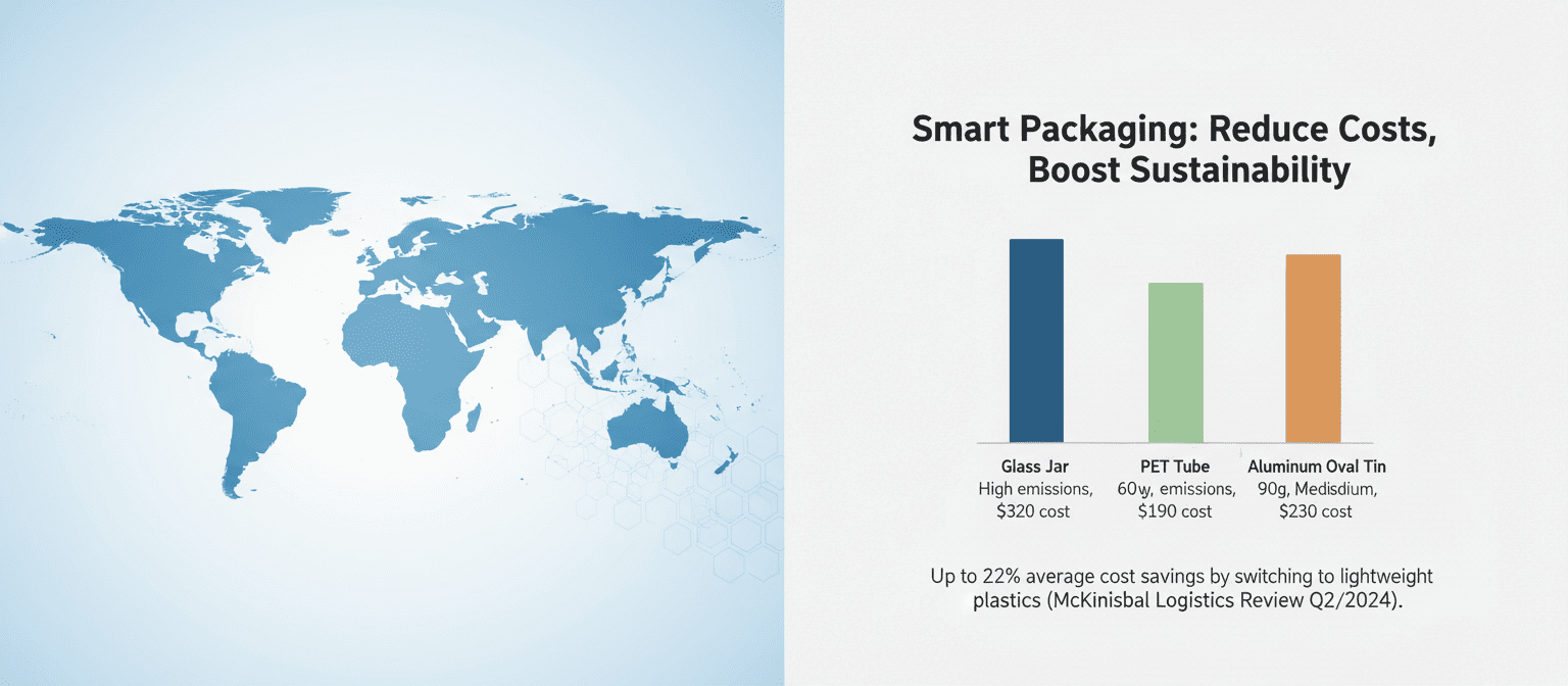 Mednarodno pošiljanje: Prednosti lahke embalaže