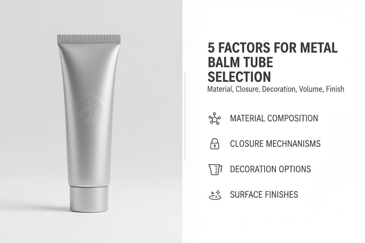 Πέντε βασικοί παράγοντες στην επιλογή μεταλλικού σωλήνα βάλσαμου