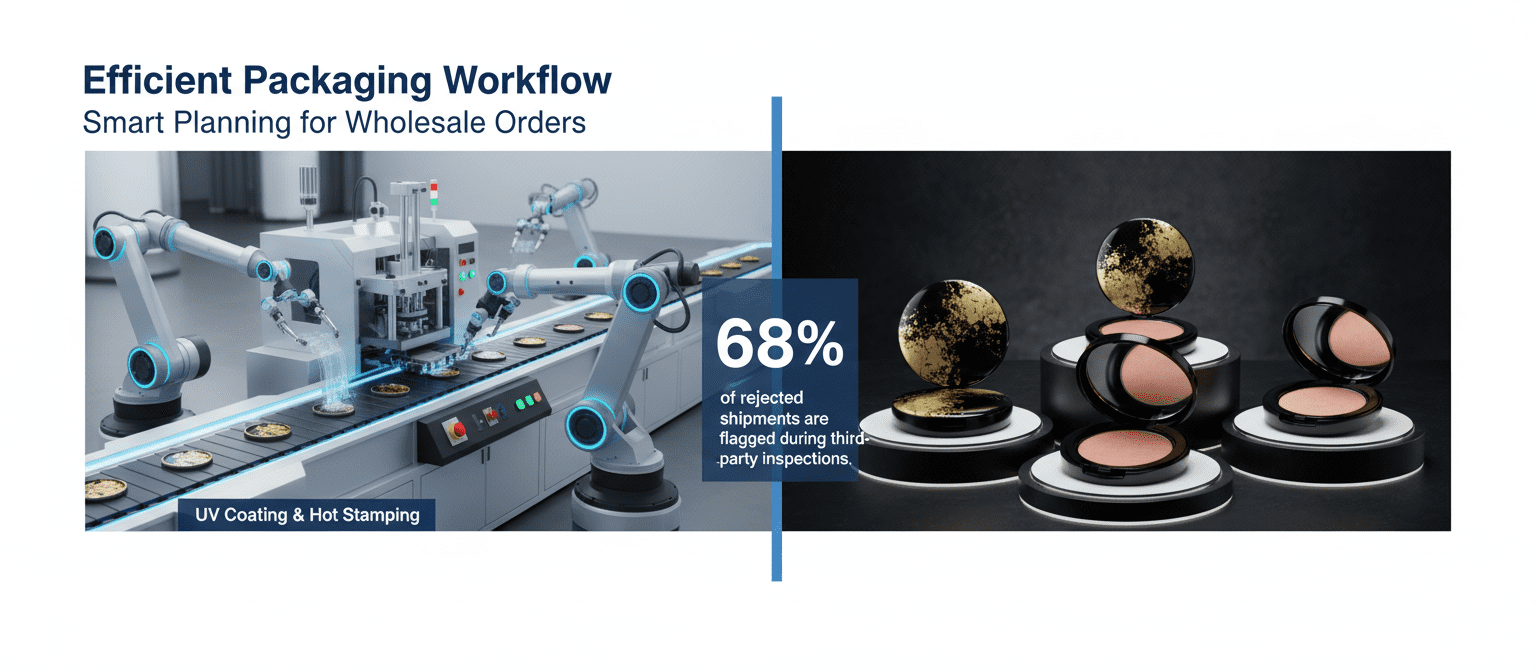 คำสั่งซื้อขายส่ง: เวิร์กโฟลว์บรรจุภัณฑ์ที่มีประสิทธิภาพ