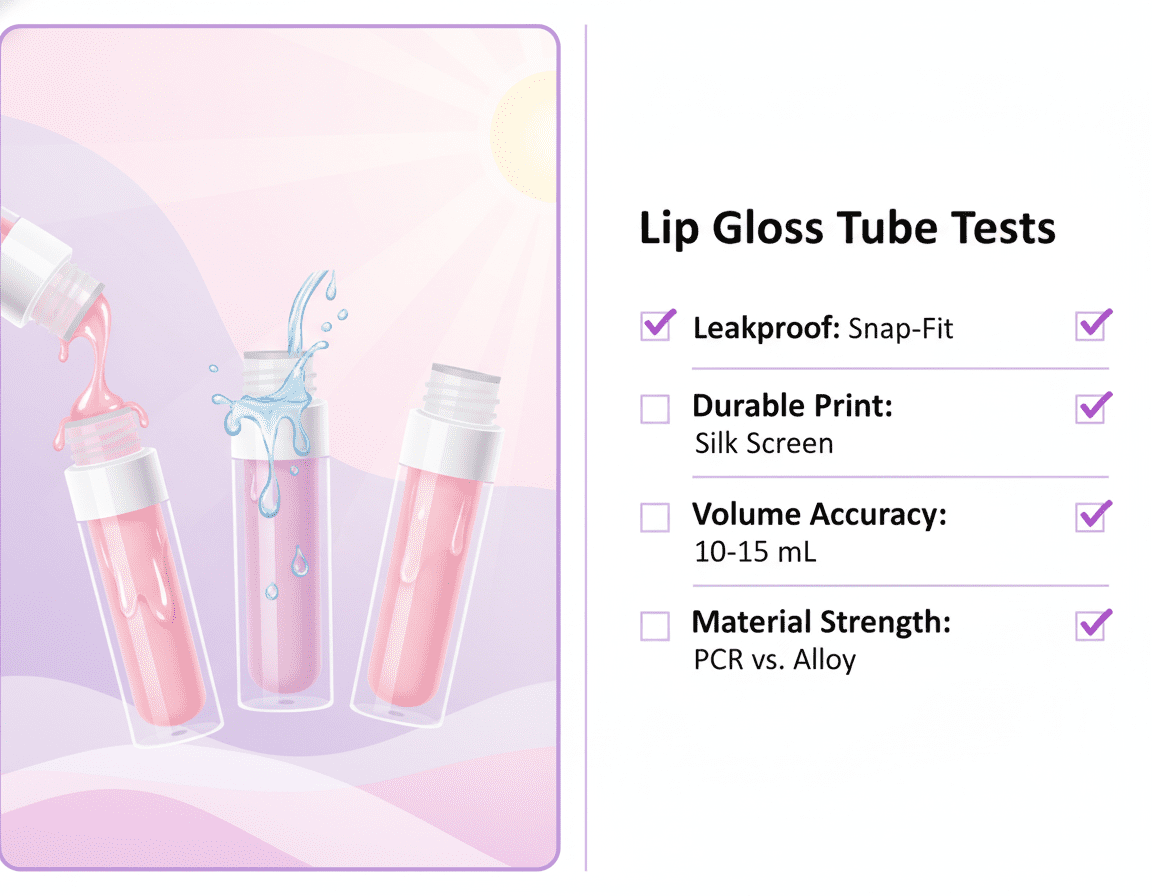 4 essentielle tests for søde lipgloss-tuber