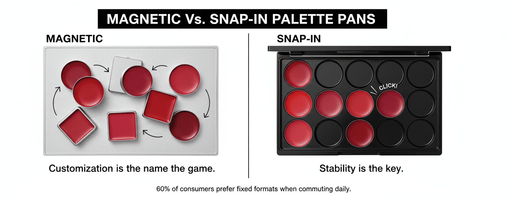 磁性调色盘 vs. 卡入式调色盘
