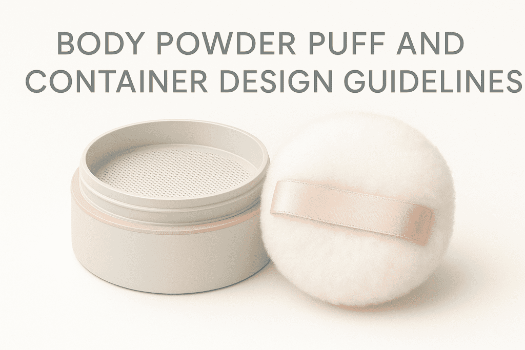 Body Powder Puff and Container Design Guidelines