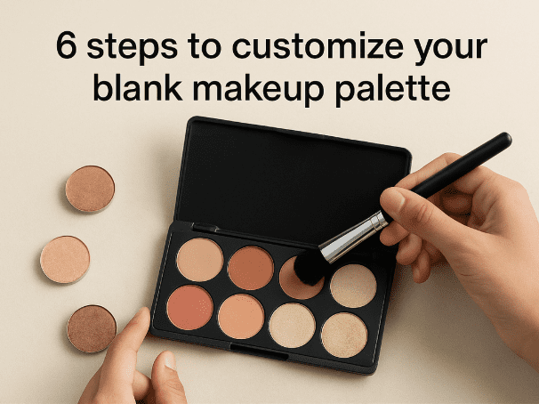 6 pasos para personalizar tu paleta de maquillaje en blanco