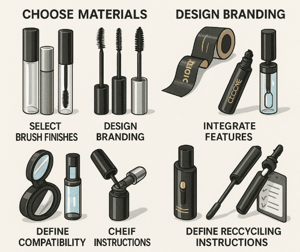 6 steps to customize your empty mascara tube packaging