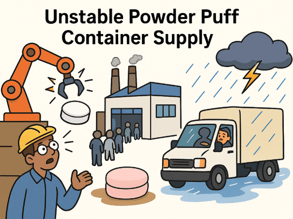 powder puff container