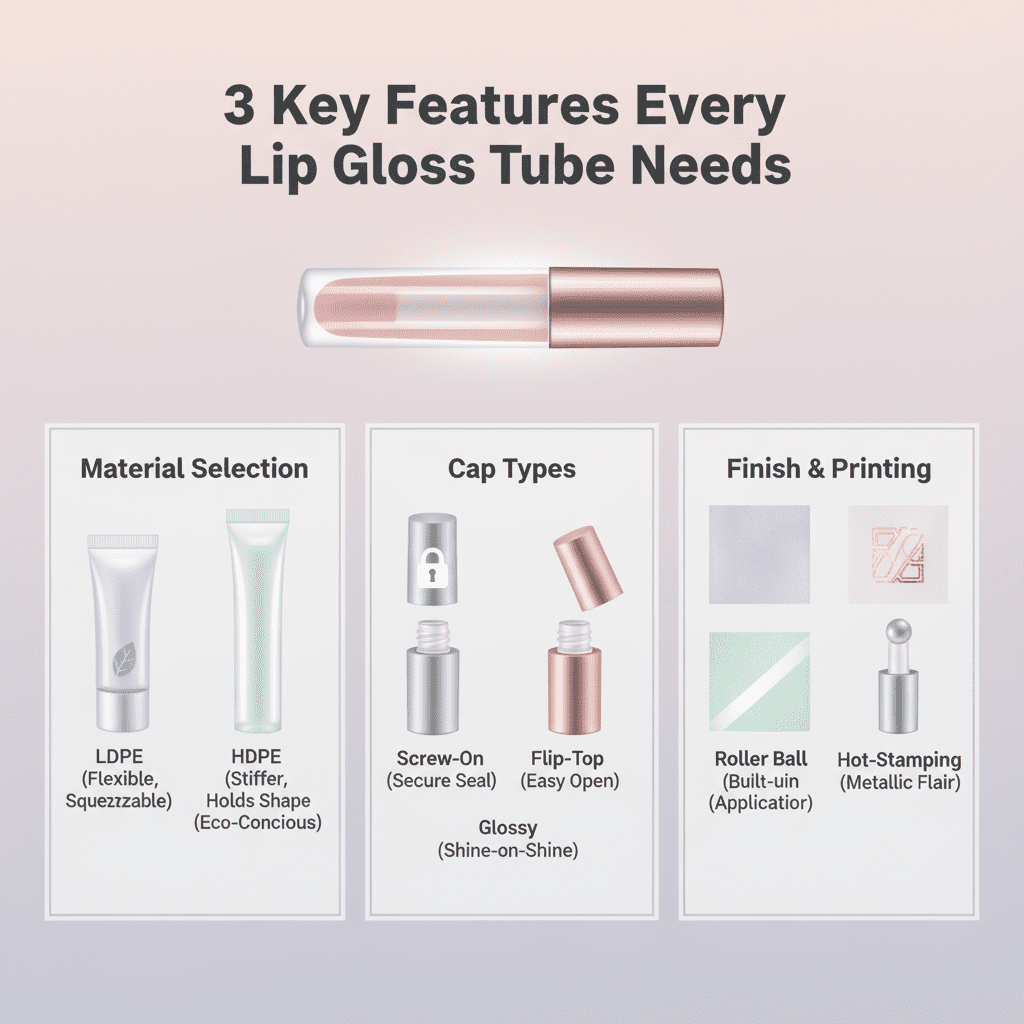 3 viktiga funktioner som varje läppglanstub behöver