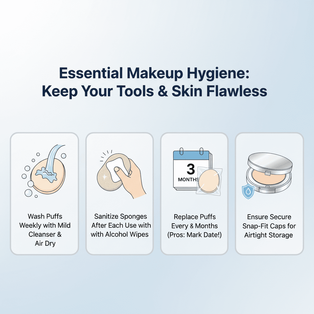 Hygientips för din puffpackade behållare