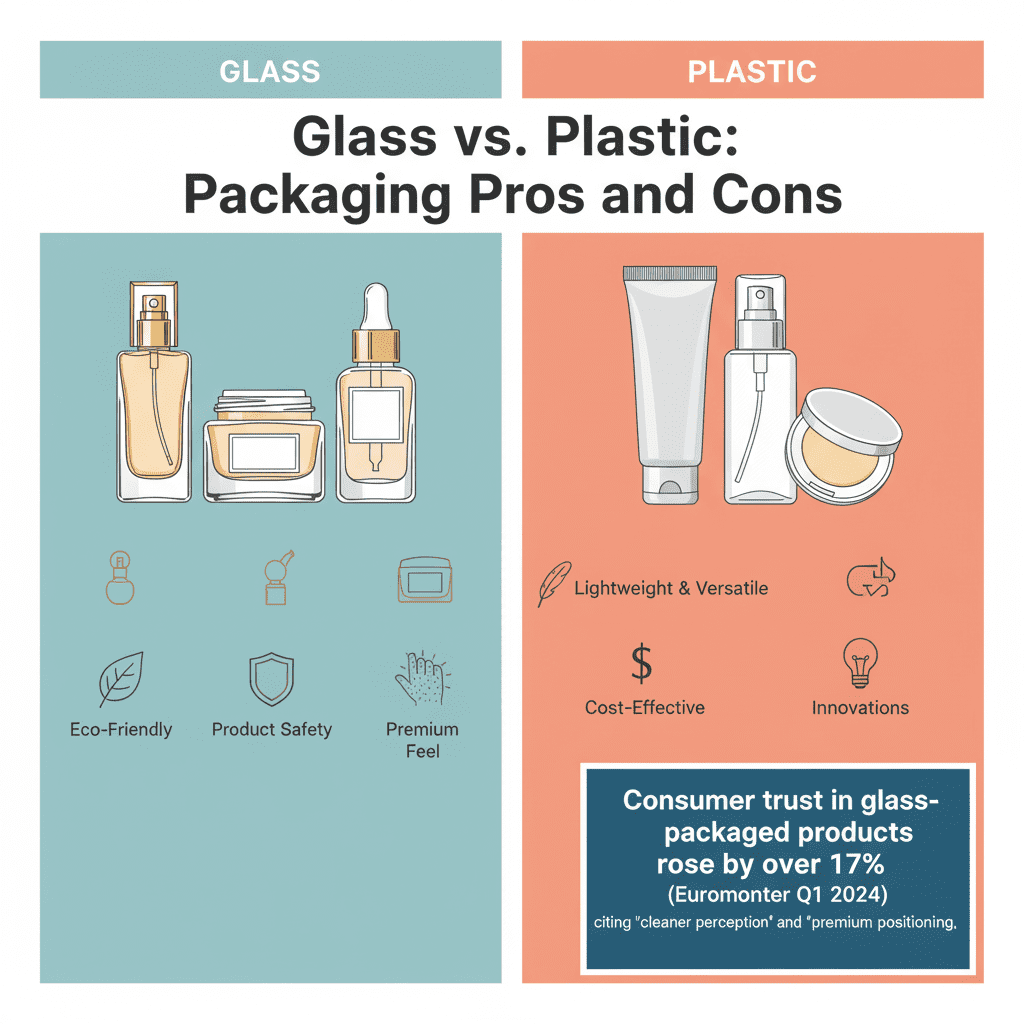 Glass vs. Plastic: Packaging Pros and Cons