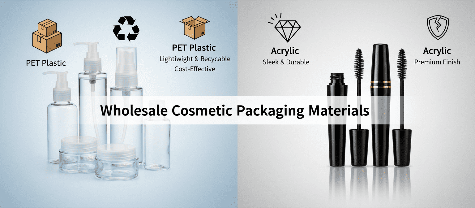 Types Of Wholesale Cosmetic Packaging Materials