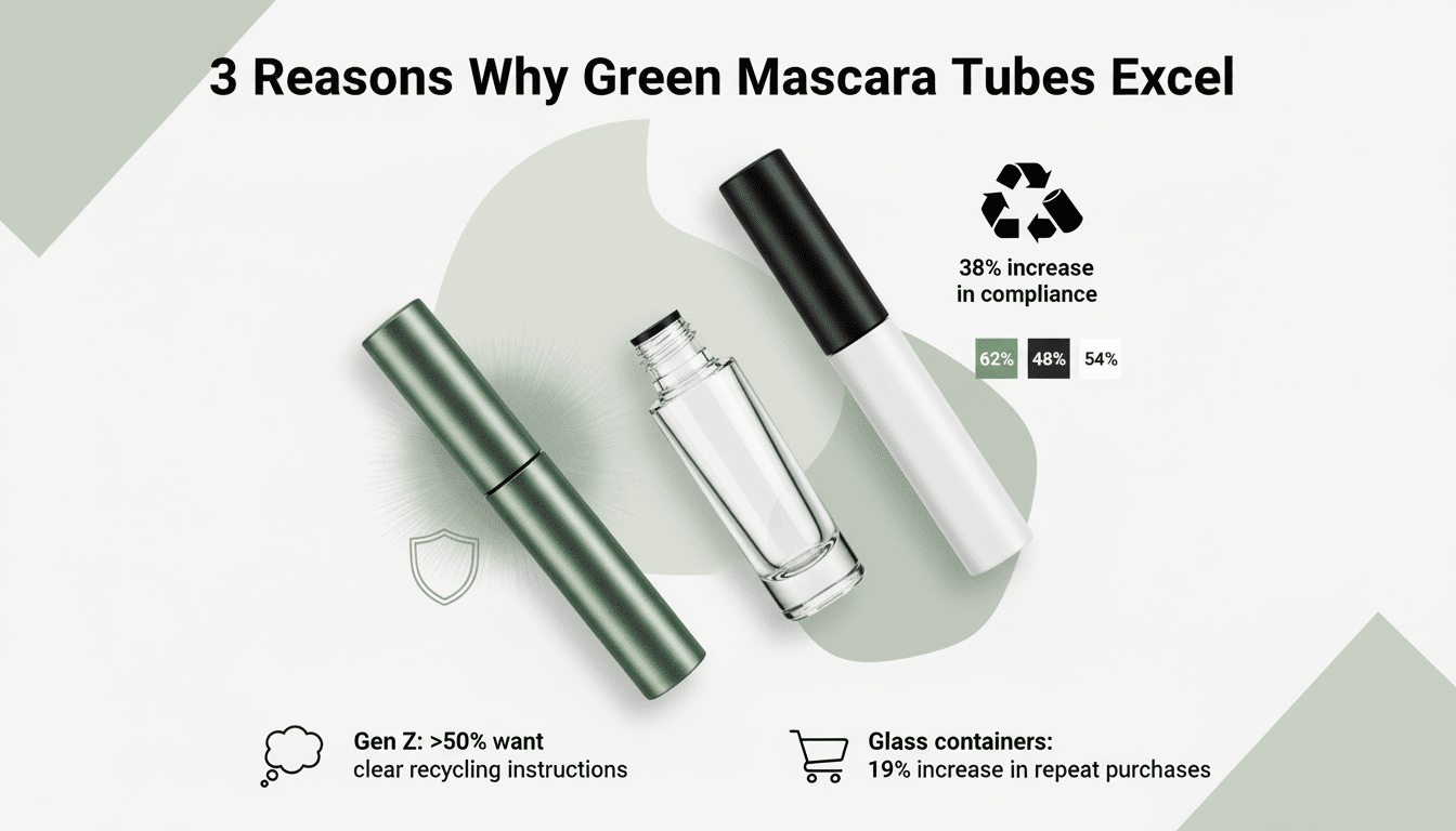 
3 Reasons Why Green Mascara Tubes Excel
