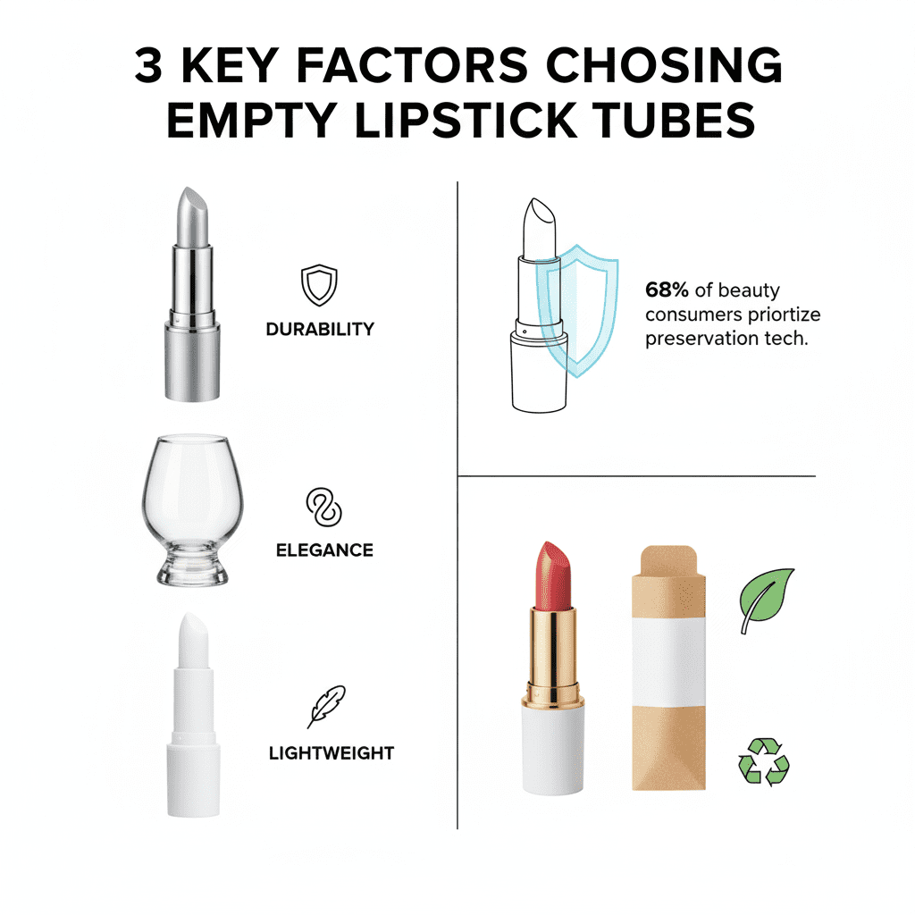 3 Key Factors Choosing Empty Lipstick Tubes