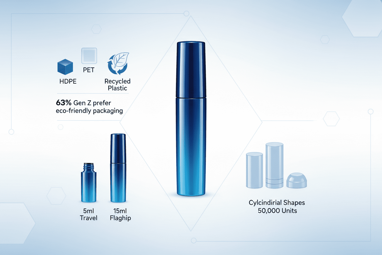 3 steg för att anpassa din blå mascaratub
