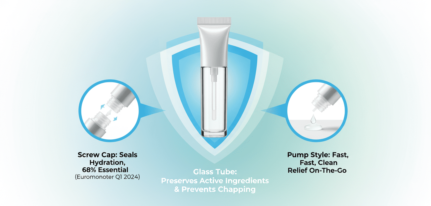 Chapped Lips? Seal Moisture With Tube of Lip Balm