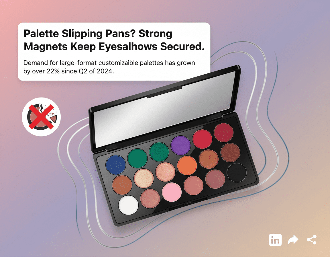 Palet Tergelincir? Magnet Kuat Menjaga Eyeshadow Tetap Aman