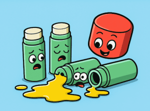 Leaking Empty Lip Balm Tubes? Secure Caps Prevent Spills.