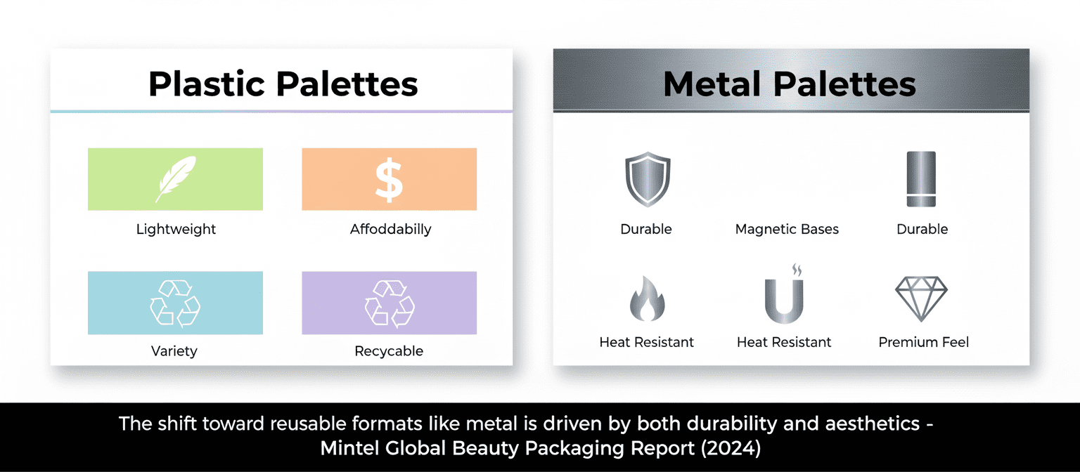 Plastic vs. Metal Pan Materials