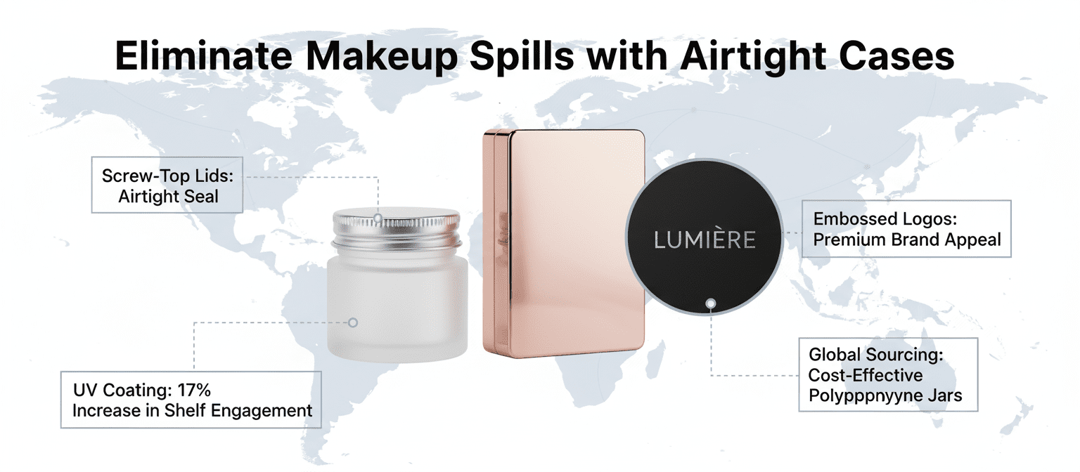 Eliminate Makeup Spills with Airtight Cases