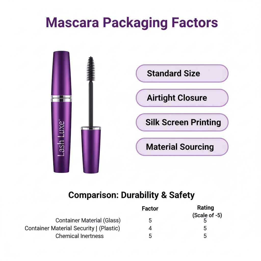 4 belangrijke verpakkingsfactoren voor mascara
