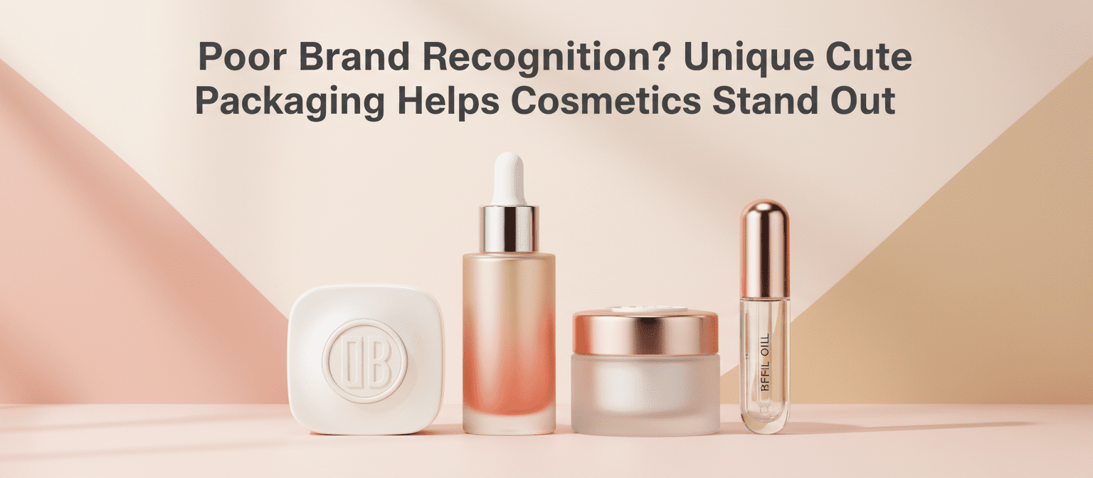 Dålig varumärkesigenkänning? Unik och söt förpackning hjälper kosmetika att sticka ut