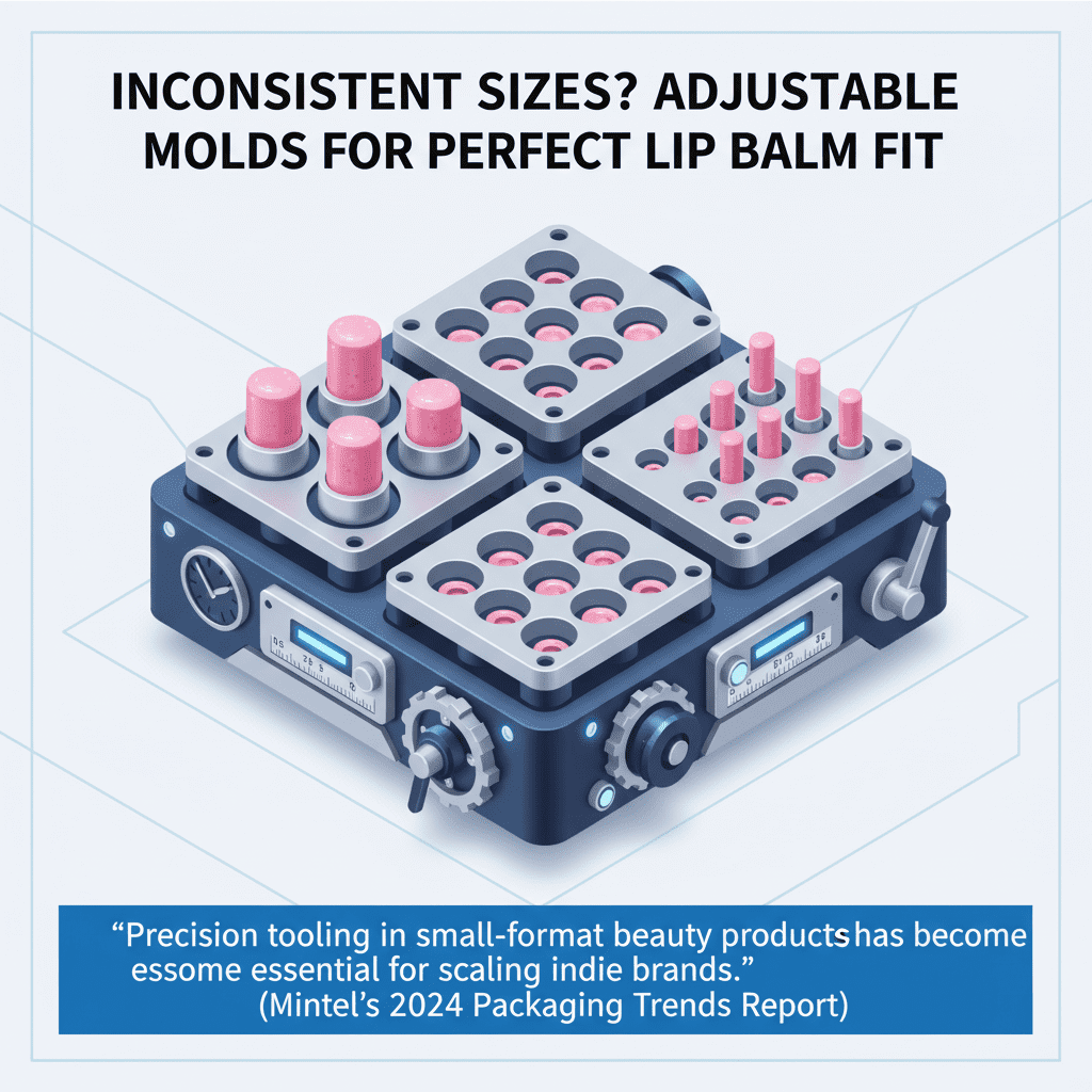 Inconsistent Sizes? Adjustable Molds For Perfect Lip Balm Fit
