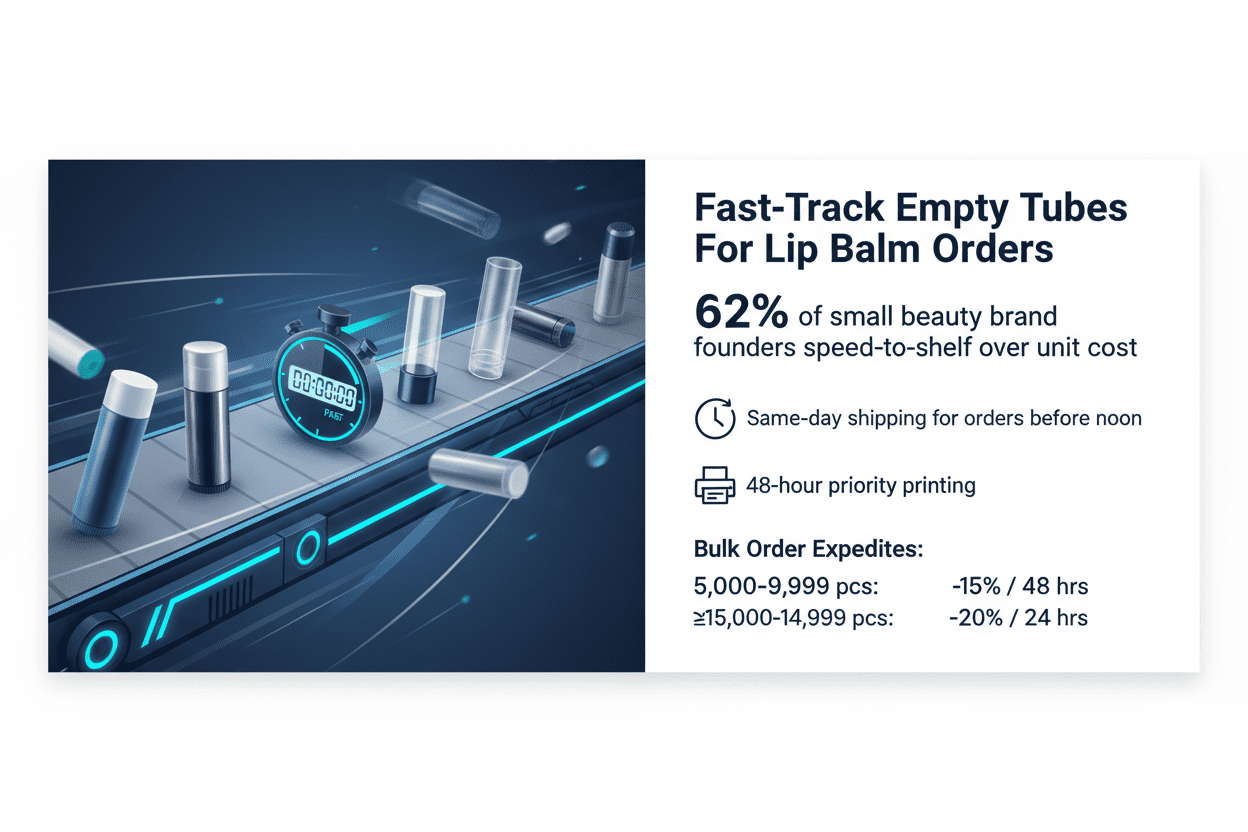 Slow Turnaround? Fast-Track Empty Tubes For Lip Balm Orders