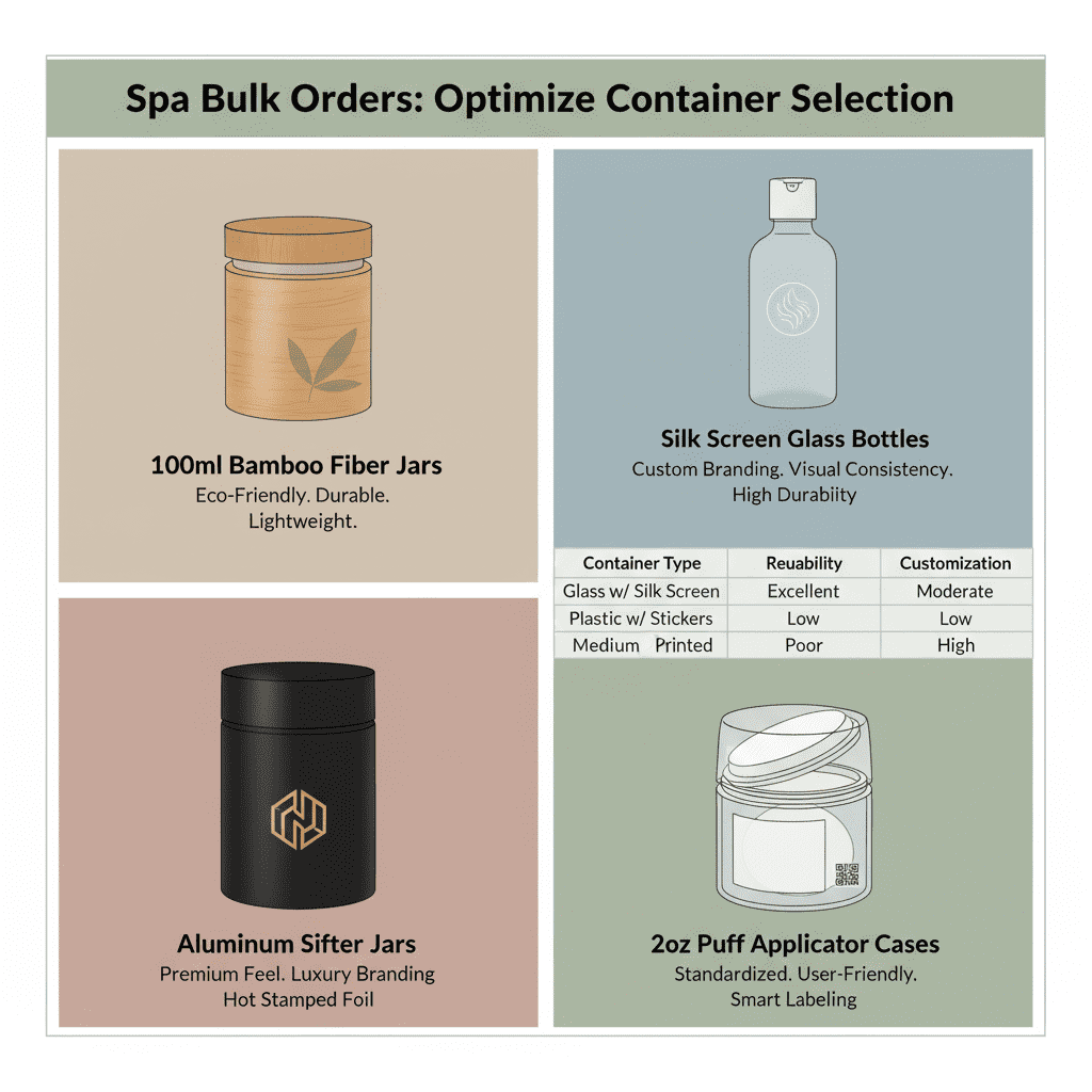 Spa Bulk Orders: Optimize Container Selection