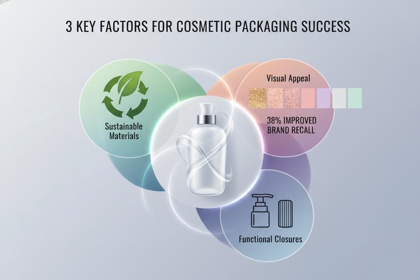 3 ključni dejavniki kozmetične embalaže