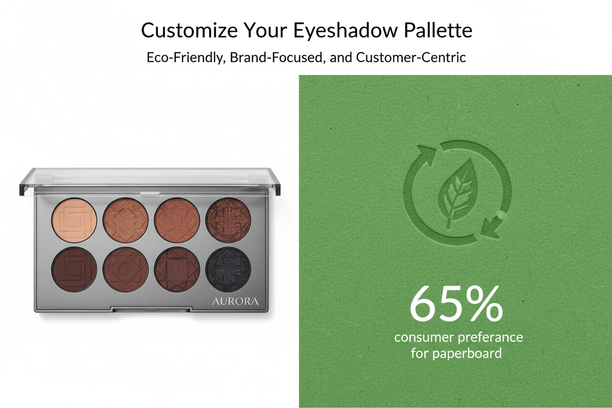 Waarom zou u lege oogschaduwpaletten personaliseren?