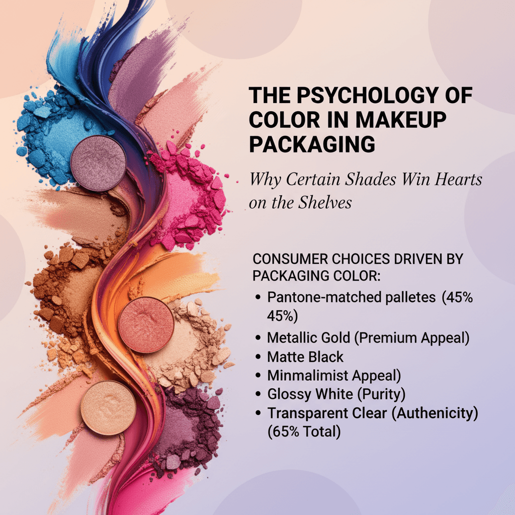 Hoe consumenten van de 65% coole kleuren voor make-upverpakkingen kiezen