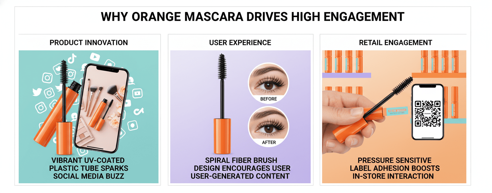 3 Reasons Orange Mascara Bottle Drives Engagement