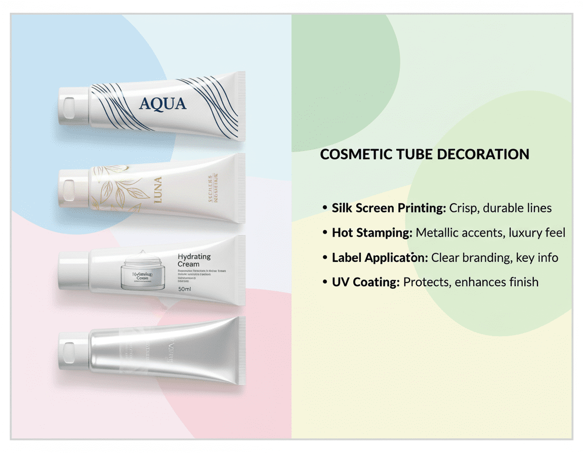 Steps For Decorating Tubes In Layers